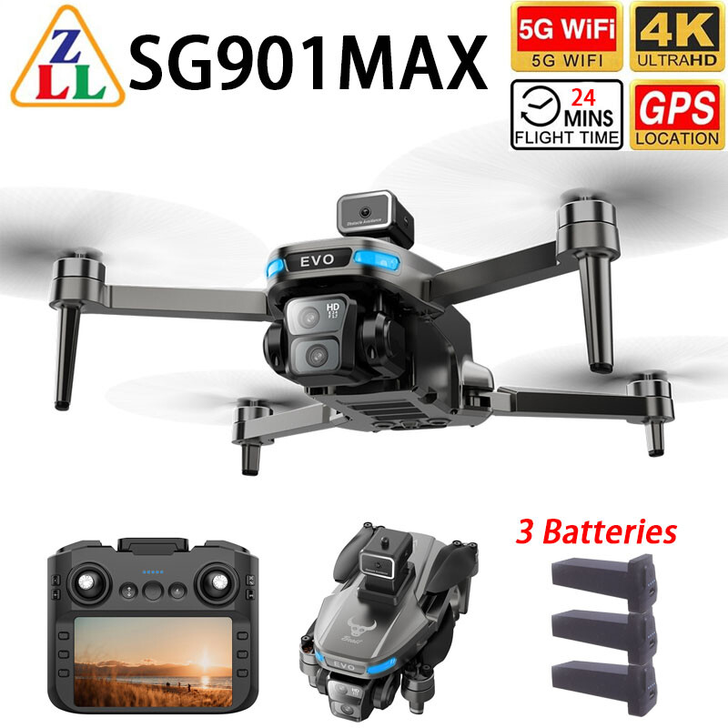 Drone Surveying - Дрон ZLL SG901MAX с GPS, Wi-Fi,